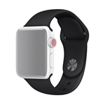 Apple Watch Series SE 3 44mm / Ultra 3 49mm / Series 11 46mm GIGAPACK Pótszíj egyedi méret, S/M méret, FEKETE