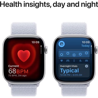 Apple Watch Ultra 2 cellular 49mm ház okosóra ezüst + BLUE CLOUD SP LOOP