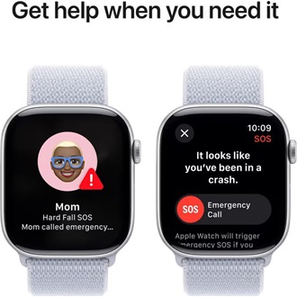 Apple Watch Ultra 2 cellular 49mm ház okosóra ezüst + BLUE CLOUD SP LOOP