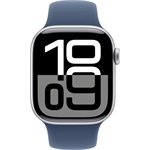 Apple Watch Ultra 2 cellular 49mm ház okosóra ezüst + DENIM SP BAND M/L