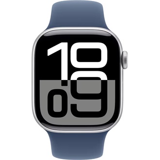 Apple Watch Ultra 2 cellular 49mm ház okosóra ezüst + DENIM SP BAND M/L