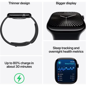 Apple Watch Ultra 2 cellular 49mm ház okosóra ezüst + DENIM SP BAND M/L