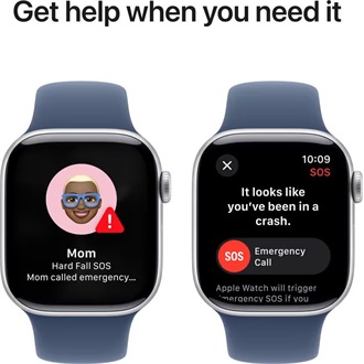Apple Watch Ultra 2 cellular 49mm ház okosóra ezüst + DENIM SP BAND M/L