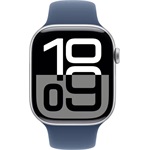 Apple Watch Ultra 2 cellular 49mm ház okosóra ezüst + DENIM SP BAND M/L