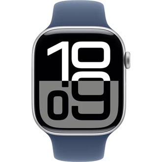 Apple Watch Ultra 2 cellular 49mm ház okosóra ezüst + DENIM SP BAND S/M