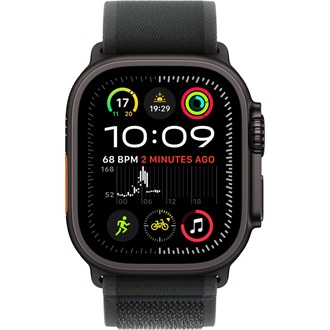 Apple Watch Ultra 2 cellular 49mm ház okosóra fekete + BLACK TRAIL LOOP S/M