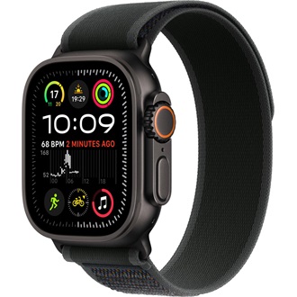 Apple Watch Ultra 2 cellular 49mm ház okosóra fekete + BLACK TRAIL LOOP S/M
