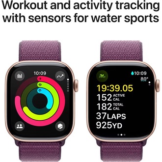 Apple Watch Ultra 2 cellular 49mm ház okosóra rózsaszín-arany (Rose Gold) + PLUM SP LOOP
