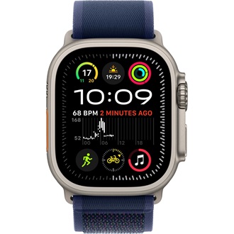 Apple Watch Ultra 2 cellular 49mm ház okosóra szürke (Natural) + BLUE TRAIL LOOP  M/L