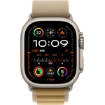 Apple Watch Ultra 2 cellular 49mm ház okosóra szürke (Natural) + TAN ALPINE LOOP M