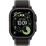 Apple Watch Ultra 3 (49mm) Black Titanium cellular okosóra fekete + Black/Charcoal Trail Loop - S/M