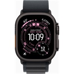 Apple Watch Ultra 3 (49mm) Black Titanium cellular okosóra fekete + Black Alpine Loop - Large