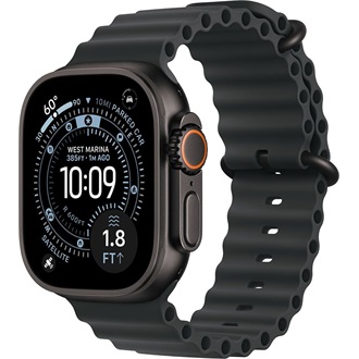 Apple Watch Ultra 3 (49mm) Black Titanium cellular okosóra fekete + Black Ocean Band