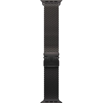 Apple Watch Ultra 3 (49mm) Black Titanium cellular okosóra fekete + Black Titanium Milanese Loop - Medium
