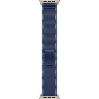 Apple Watch Ultra 3 (49mm) Natural Titanium cellular okosóra ezüst + Blue/Bright Blue Trail Loop - M/L