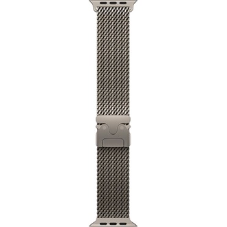 Apple Watch Ultra 3 (49mm) Natural Titanium cellular okosóra ezüst + Natural Titanium Milanese Loop - Medium