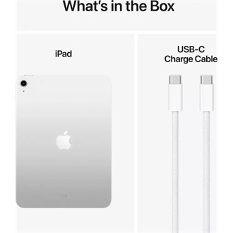 Apple iPad 11 (2025) cellular 11" 128GB 4G/LTE 5G/NR tablet ezüst