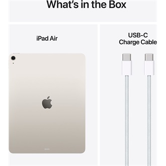 Apple iPad Air 13 (2025) 13" 256GB tablet fehér (Starlight)