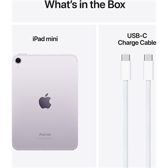 Apple iPad mini (2024) cellular 8.3" 128GB 4G/LTE 5G/NR tablet lila