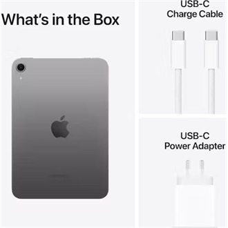 Apple iPad mini (2024) cellular 8.3" 512GB 4G/LTE 5G/NR tablet szürke (Space Gray)