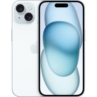 Apple iPhone 15 128GB Dual SIM okostelefon kék