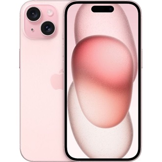Apple iPhone 15 128GB Dual SIM okostelefon rózsaszín