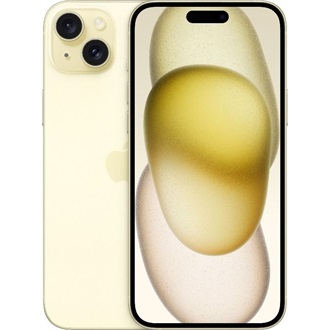 Apple iPhone 15 Plus 256GB Dual SIM okostelefon sárga