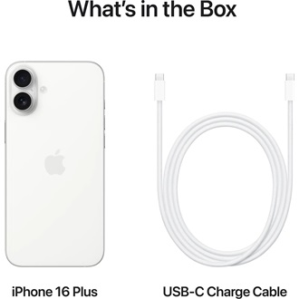 Apple iPhone 16 Plus 128GB okostelefon fehér