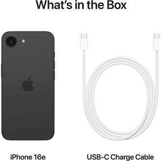 Apple iPhone 16e 512GB Dual SIM okostelefon fekete