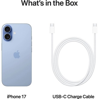 Apple iPhone 17 256GB Dual SIM okostelefon kék (Mist Blue)