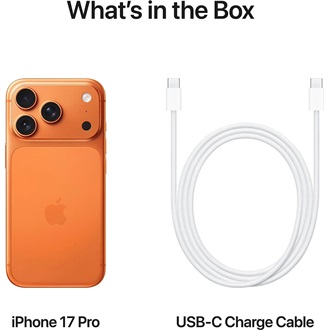 Apple iPhone 17 Pro 256GB Dual SIM okostelefon narancssárga (Cosmic Orange)