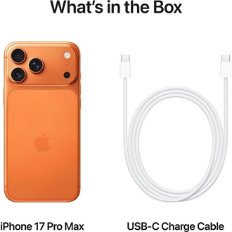 Apple iPhone 17 Pro Max 2048GB Dual SIM okostelefon narancssárga (Cosmic Orange)