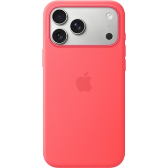 Apple iPhone 17 Pro Max Silicone Case with MagSafe - Bright Guava (SEASONAL) okostelefon tok rózsaszín