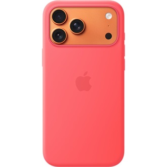 Apple iPhone 17 Pro Max Silicone Case with MagSafe - Bright Guava (SEASONAL) okostelefon tok rózsaszín
