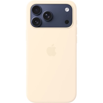 Apple iPhone 17 Pro Max Silicone Case with MagSafe - Vanilla (SEASONAL) okostelefon tok fehér