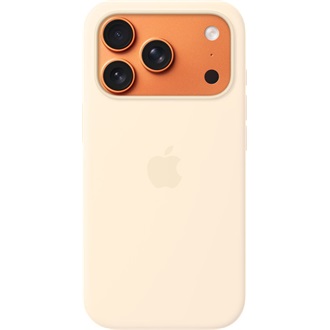 Apple iPhone 17 Pro Silicone Case with MagSafe - Vanilla (SEASONAL) okostelefon tok fehér