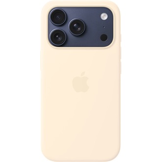 Apple iPhone 17 Pro Silicone Case with MagSafe - Vanilla (SEASONAL) okostelefon tok fehér