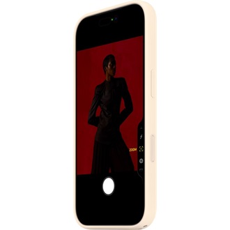 Apple iPhone 17 Pro Silicone Case with MagSafe - Vanilla (SEASONAL) okostelefon tok fehér