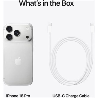 Apple iPhone 18 Pro 1024GB Dual SIM okostelefon ezüst (Silver)
