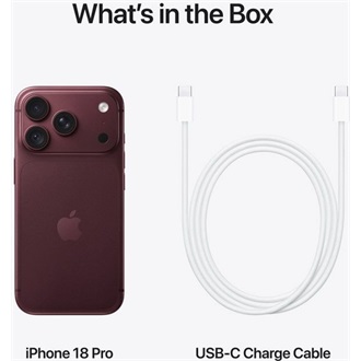 Apple iPhone 18 Pro 256GB Dual SIM okostelefon lila (Burgundy)
