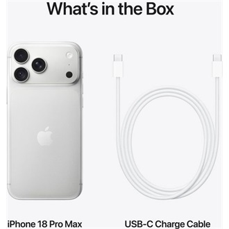Apple iPhone 18 Pro Max 512GB Dual SIM okostelefon ezüst (Silver)