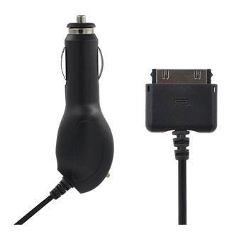 Apple iPod touch 4 GIGAPACK Autós töltő P30 pin FEKETE