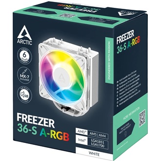 Arctic Cooling Freezer 36-S ARGB processzor hűtő fehér