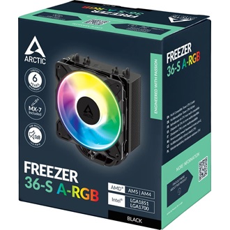 Arctic Cooling Freezer 36-S ARGB processzor hűtő fekete