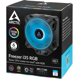 Arctic Cooling Freezer i35 RGB processzor hűtő fekete