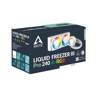 Arctic Cooling Liquid Freezer III Pro 240 A-RGB processzor vízhűtő fehér