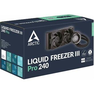 Arctic Cooling Liquid Freezer III Pro 240 processzor vízhűtő fekete