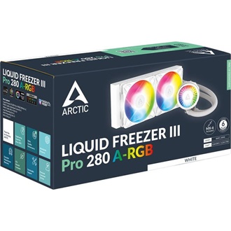 Arctic Cooling Liquid Freezer III Pro 280 A-RGB processzor vízhűtő fehér