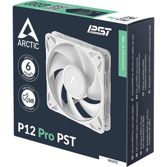 Arctic Cooling P12 Pro PST rendszerhűtő ventilátor fehér