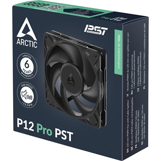 Arctic Cooling P12 Pro PST rendszerhűtő ventilátor fekete
